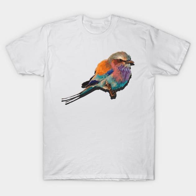 colorful Bird T-Shirt by GPY_Industries